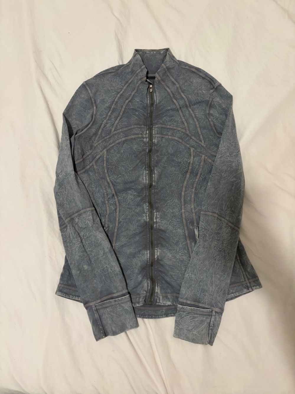 lululemon Define Nulux Jacket in Ice Dye Asphalt Grey